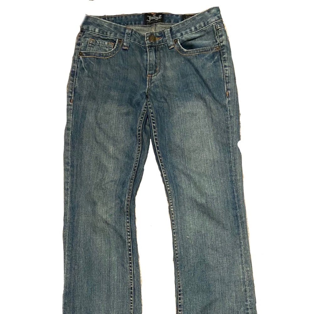Jimmy Z light wash low rise jeans